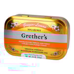 GRETHERS Ginger Lemon zuckerfrei Pastillen Dose