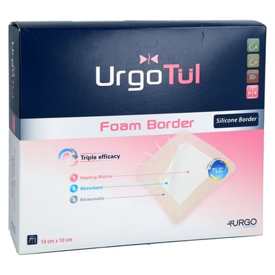 URGOTÜL Foam Border 10x10 cm Verband