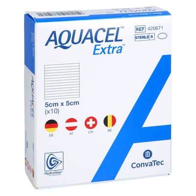 Aquacel Extra 5x5 cm Verband Docpharm