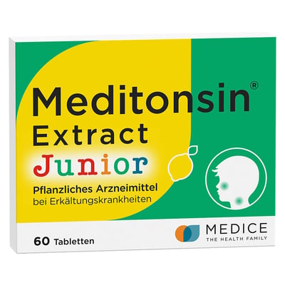 Meditonsin Extract Junior Pflanzliche Erkältungstabletten