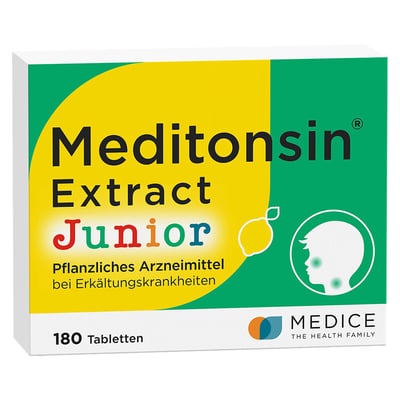 Meditonsin Extract Junior Pflanzliche Erkältungstabletten