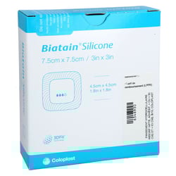 Biatain Silicone Schaumverband 7,5x7,5 cm Docpharm