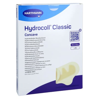 HYDROCOLL Classic Concave Wundverband 8x12 cm