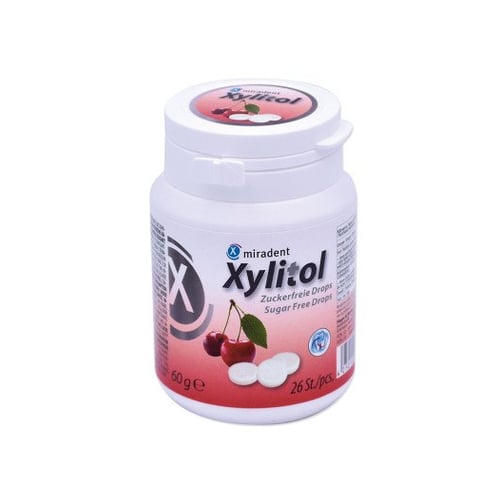 MIRADENT Xylitol Drops Cherry Dose