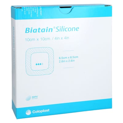 BIATAIN Silicone Schaumverband 10x10 cm