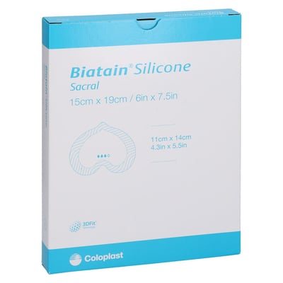 BIATAIN Silicone Schaumverb.Sakrum klein 15x19 cm