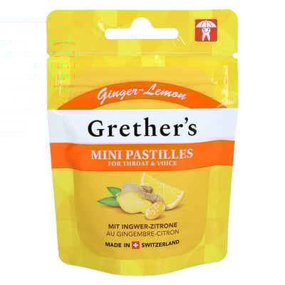 GRETHERS Ginger Lemon zuckerfrei Past.Mini Beutel