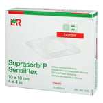 SUPRASORB P SensiFlex border 10x10cm