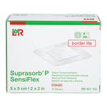 SUPRASORB P SensiFlex border lite 5x5cm