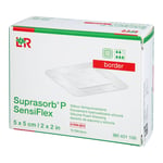SUPRASORB P SensiFlex border 5x5cm