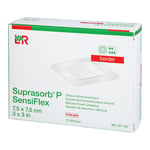 SUPRASORB P SensiFlex border 7,5x7,5cm