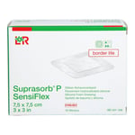 SUPRASORB P SensiFlex border lite 7,5x7,5cm
