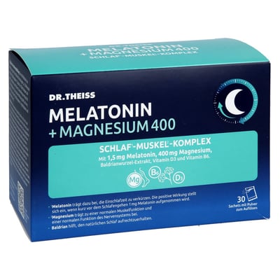 DR.THEISS Melatonin+Magn.400 Schlaf-Komplex Pulver