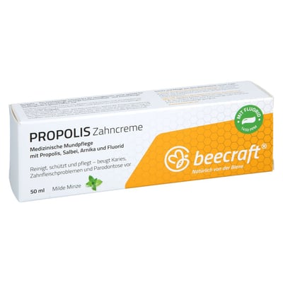BEECRAFT Propolis Zahncreme Salbei Arnika Fluorid