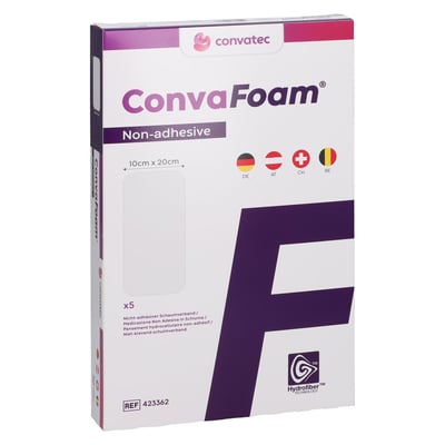 CONVAFOAM Schaumverband nicht-adhäsiv 10x20 cm