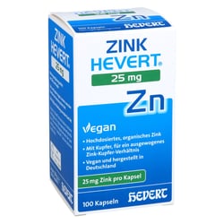 ZINK HEVERT 25 mg Kapseln