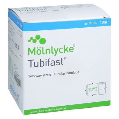TUBIFAST 2-Way Stretch 7,5 cmx10 m blau Kohlpharma