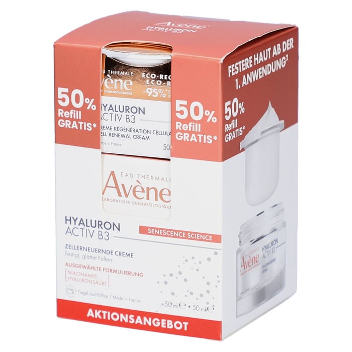 AVENE Promopack Hyaluron Activ B3 Creme+Refill