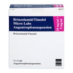 Brinzolamid/Timolol Micro Labs 10 mg/ml+5 mg/ml Augentropfensuspension