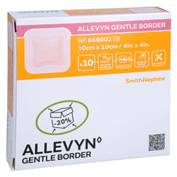 Allevyn Gentle Border 10x10 cm Schaumverband BWB Medical