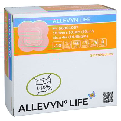 Allevyn Life 10,3x10,3 cm Silikonschaumverband BWB Medical