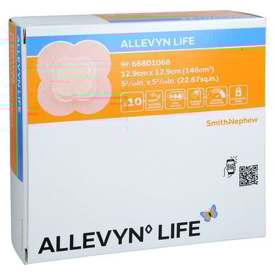 Allevyn Life 12,9x12,9 cm Silikonschaumverband BWB Medical