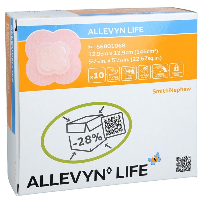ALLEVYN Life 12,9x12,9 cm Silikonschaumverband