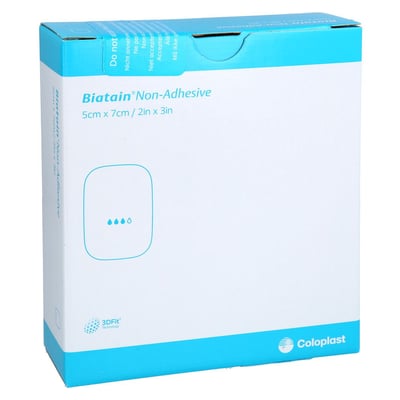 Biatain Schaumverband 5x7 cm nicht haftend BWB Medical