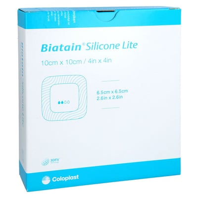Biatain Silicone Lite Schaumverband 10x10 cm BWB Medical