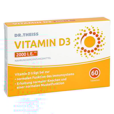 DR.THEISS Vitamin D3 Tabletten 2000 I.E.