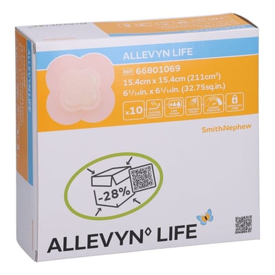 ALLEVYN Life 15,4x15,4 cm Silikonschaumverband Produktbild 1