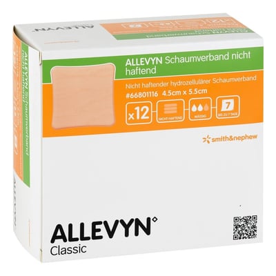 ALLEVYN Schaumverband 4,5x5,5 cm nicht haftend Produktbild 1