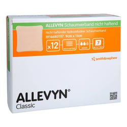 ALLEVYN Schaumverband 9x11 cm nicht haftend