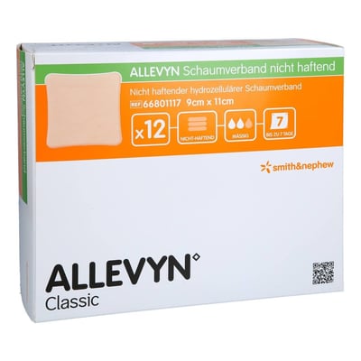 ALLEVYN Schaumverband 9x11 cm nicht haftend Produktbild 1