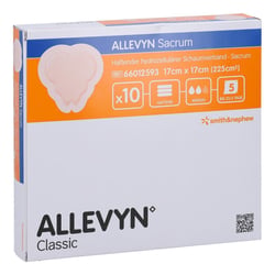 ALLEVYN Sacrum klein 17x17 cm Wundverband haftend