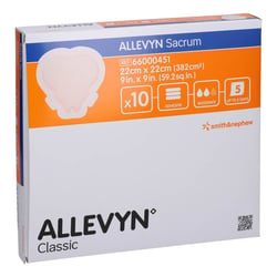 ALLEVYN Sacrum groß 22x22 cm Wundverband haftend