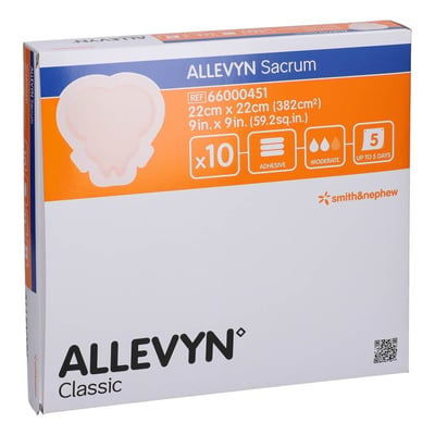 ALLEVYN Sacrum groß 22x22 cm Wundverband haftend Produktbild 1