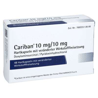 CARIBAN 10 mg/10 mg Hartk.m.veränd.Wirkst.-Frs.