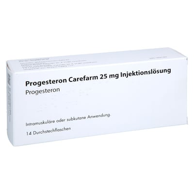 Progesteron Carefarm 25 mg Injektionslösung Produktbild 1