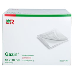 Gazin Mullkompresse 10x10 cm steril 8fach Crosp Medical