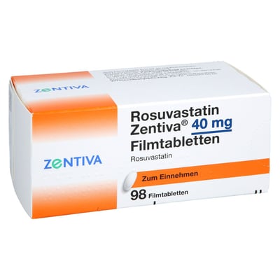 Rosuvastatin Zentiva 40 mg Produktbild 1