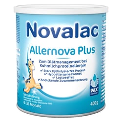 NOVALAC Allernova Plus Spezialnahrung 0-36 Mon.Plv