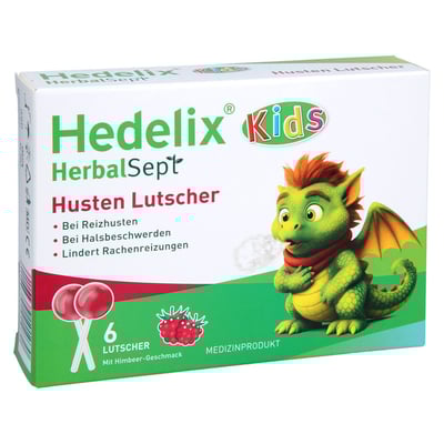 HEDELIX HerbalSept Husten Lutscher Kids
