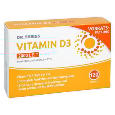 DR.THEISS Vitamin D3 Tabletten 2000 I.E.