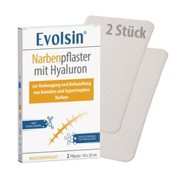 EVOLSIN Narbenpflaster mit Hyaluron 10x20 cm