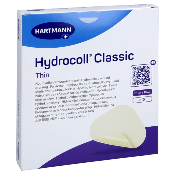 HYDROCOLL Classic Thin Wundverband 10x10 cm