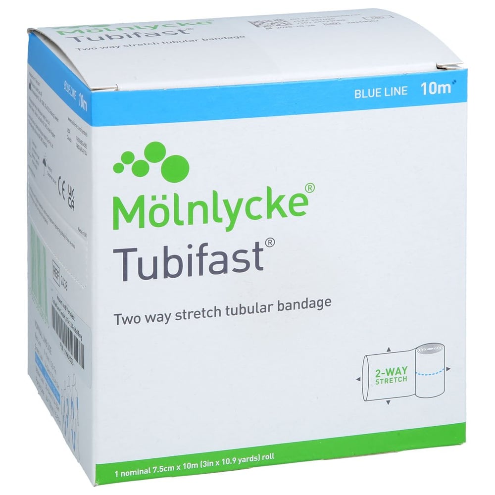 TUBIFAST 2-Way Stretch 7,5 cmx10 m blau