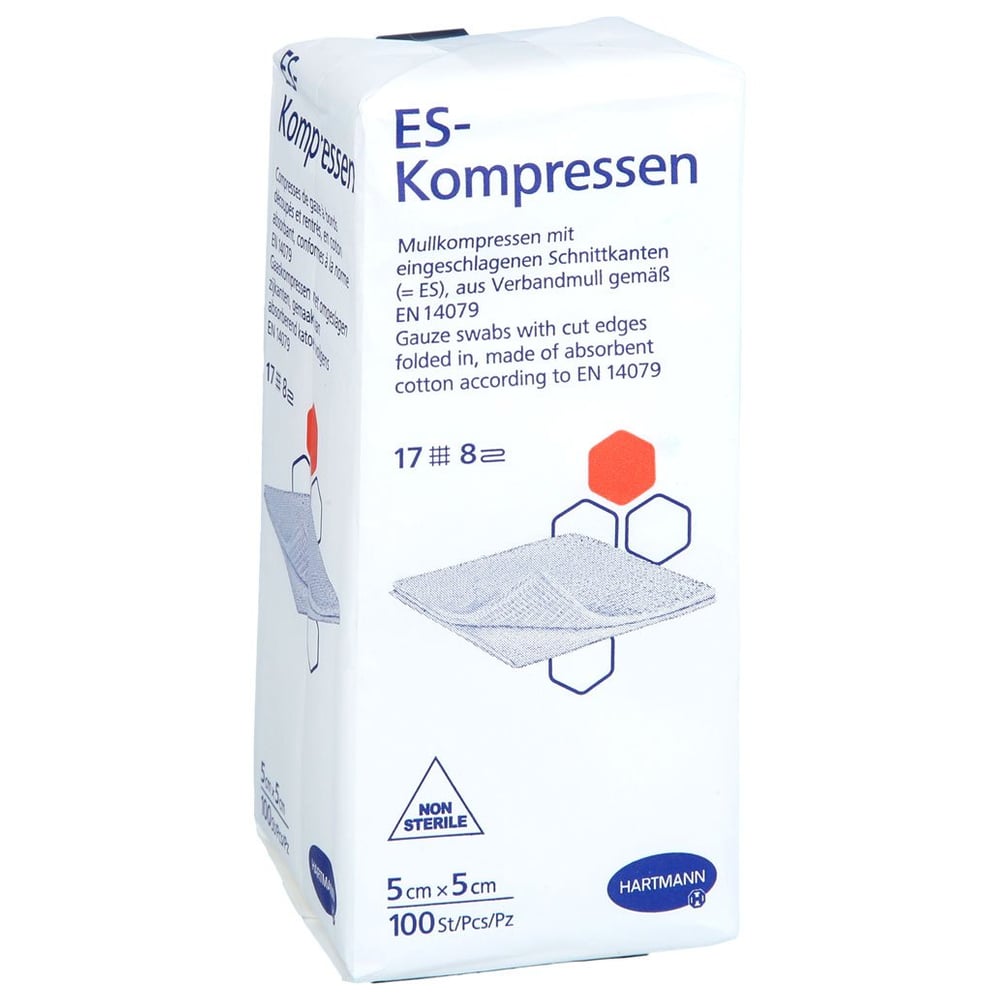 ES-Kompressen unsteril 5x5 cm 8fach