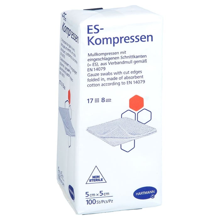 ES-KOMPRESSEN unsteril 5x5 cm 8fach