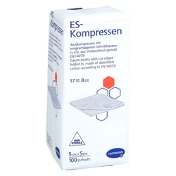 ES-Kompressen unsteril 5x5 cm 8fach ToValCare